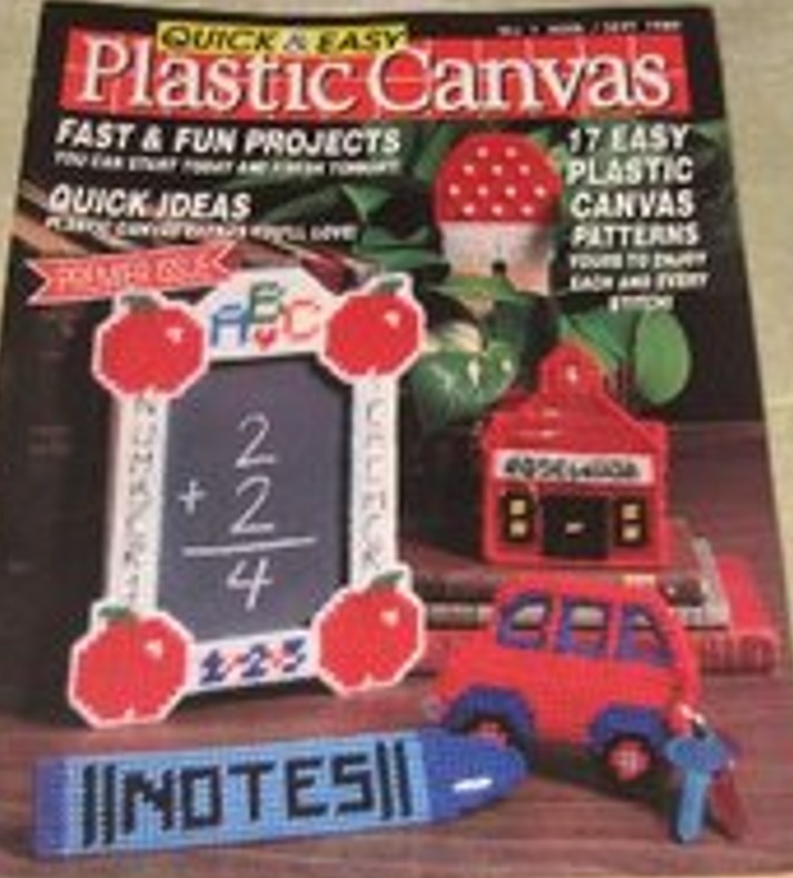 Quick & Easy Plastic Canvas, #1 July/August 1989