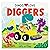 Dinos Love Diggers: A Lift-a-Flap Board Book for Babies and Toddlers