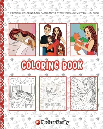 Coloring Book Zac and Emily: based on Zac and Emily Story