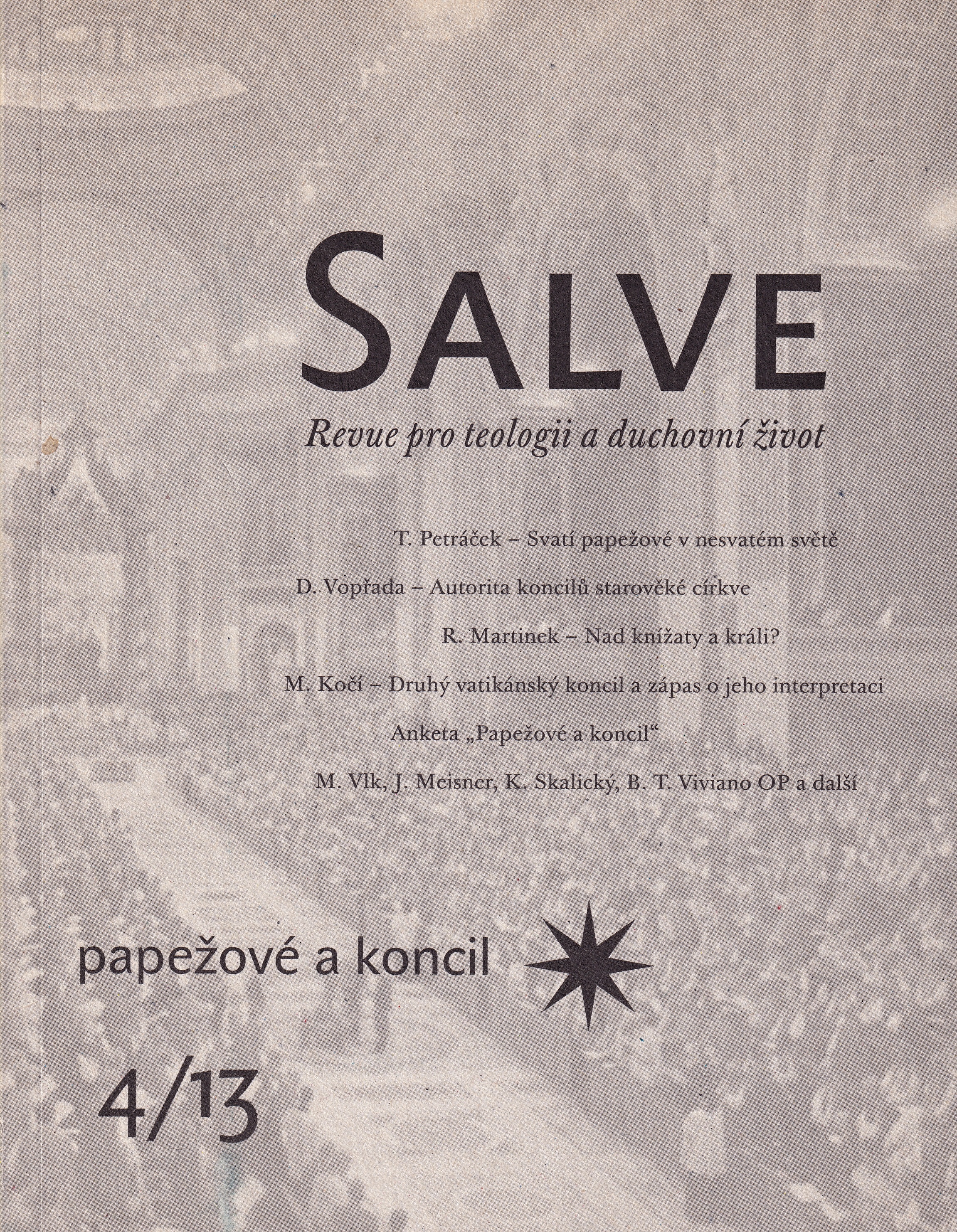 Salve - Revue pro teologii a duchovní život 4/13