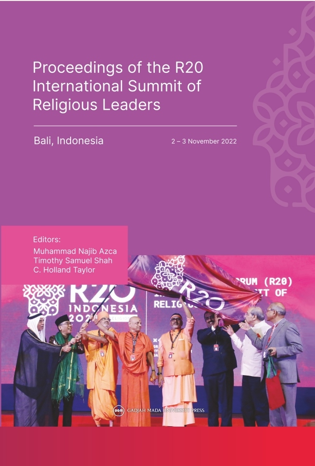 Proceedings of the R20 International Summit of Religious Leaders, (Bali, Indonesia)