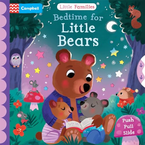 Bedtime for Little Bears: A Push Pull Slide Book (Little Families)
