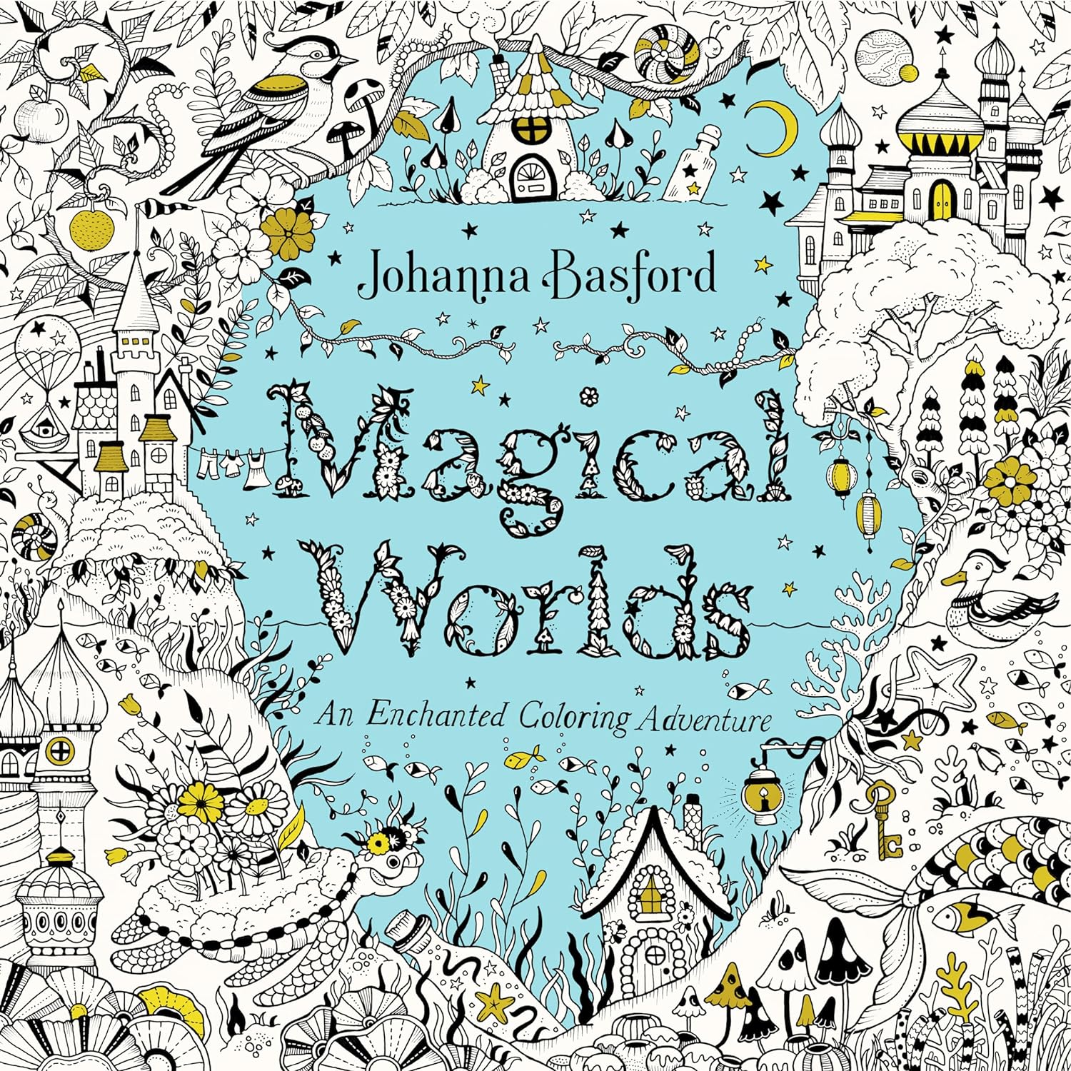 Magical Worlds: An Enchanted Coloring Adventure (Paperback)