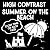 HIGH CONTRAST SUMMER ON THE BEACH by Daisy Baker