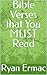 Bible Verses that You MUST Read by Ryan Ermac