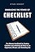 Embracing the Power of Checklist by Ryan Robert