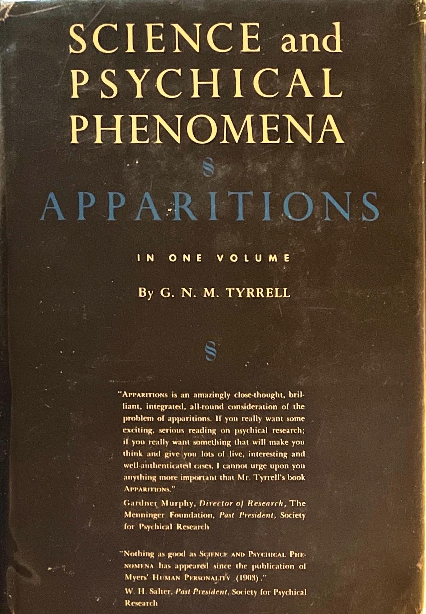 Science and Psychical Phenomena & Apparitions