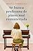 Se busca profesora de piano mal remunerada