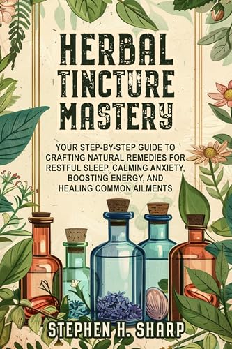 Herbal Tincture Mastery: Your Step-by-Step Guide to Crafting Natural Remedies for Restful Sleep, Calming Anxiety, Boosting Energy, and Healing Common Ailments (Kindle Edition)