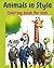 Animals in style - coloring...