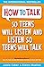 How to Talk So Teens Will Listen and Listen So Teens Will Talk