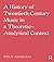 A History of Twentieth-Century Music in a Theoretic-Analytical Context