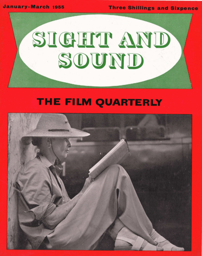 Sight and Sound, VOL. 24. NO. 3. JANUARY - MARCH, 1955