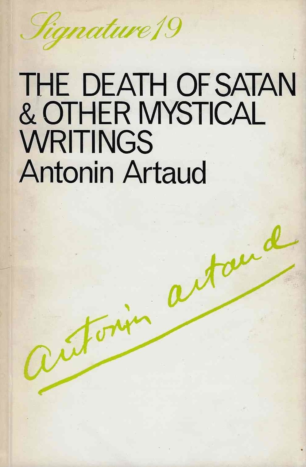 The Death of Satan & Other Mystical Writings (Paperback)