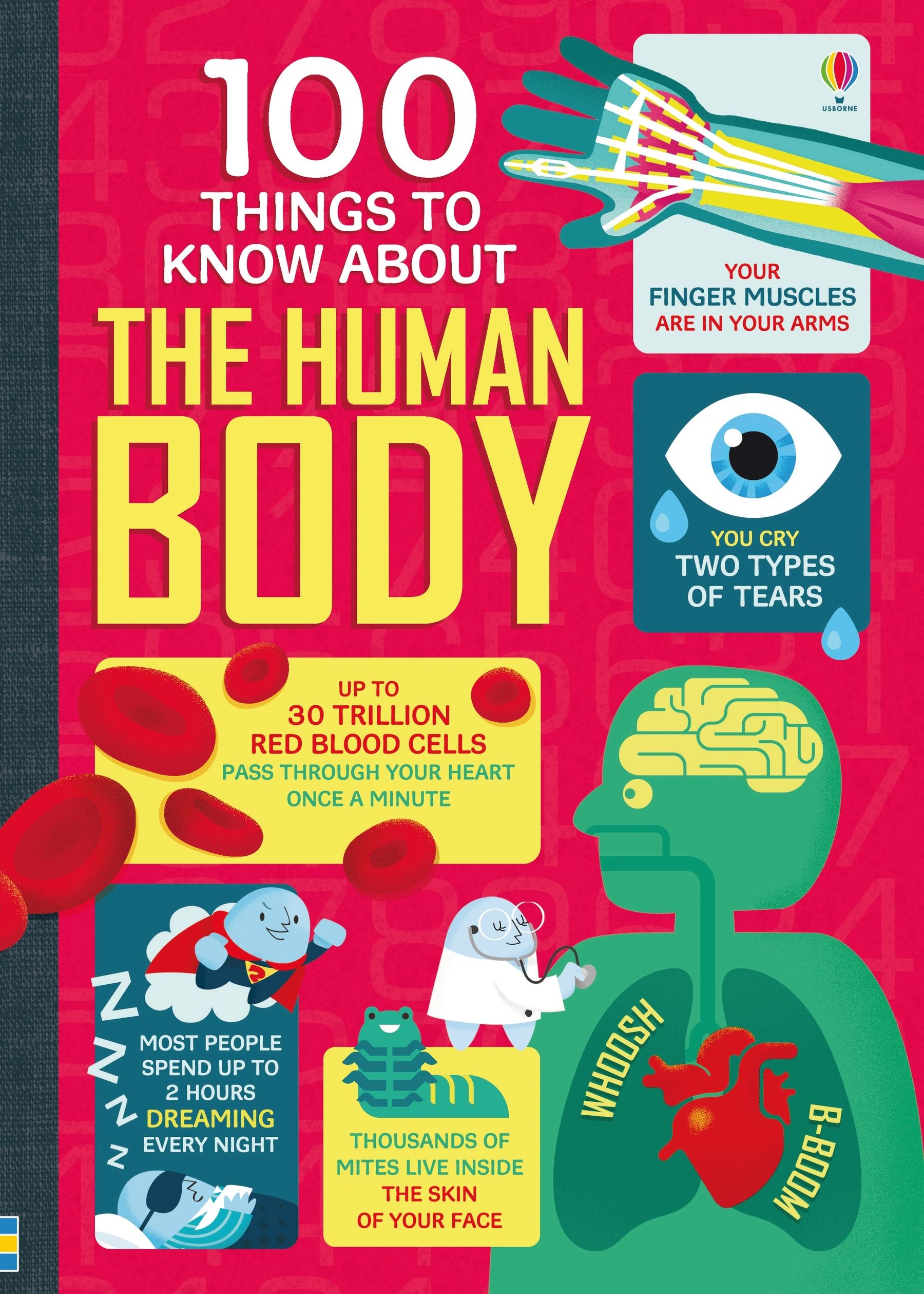 100 Things to Know About the Human Body: An Informative Reference Book on Surprising Biology and Anatomy Facts for Kids (Ages 8-12)