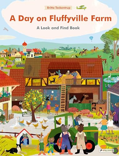 A Day on Fluffyville Farm: A Look and Find Book (Board Book)