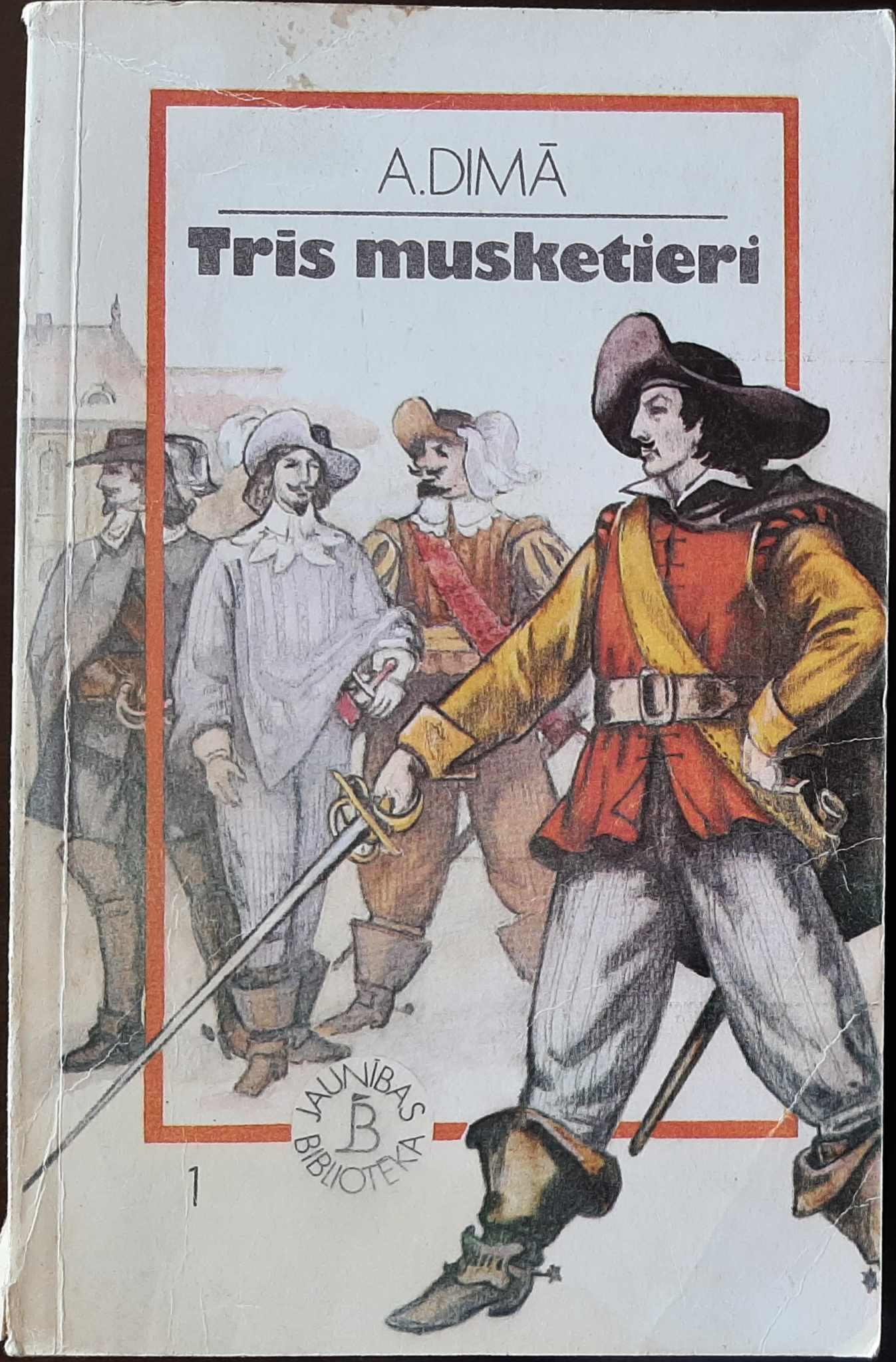 Trīs musketieri (Romāns divās grāmatās: 1. Grāmata 2. izdevums)
