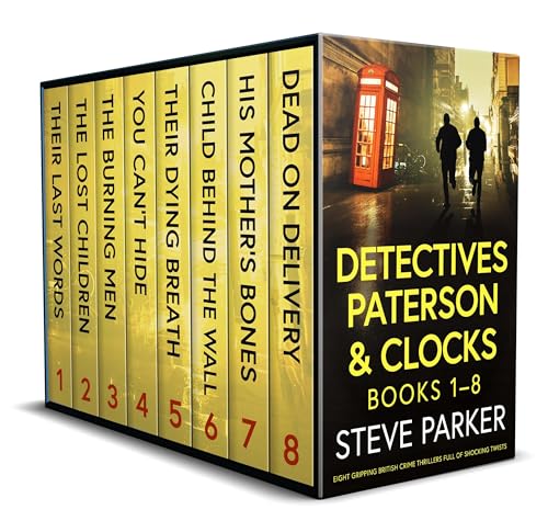 Detectives Paterson & Clocks Books 1–8 (Paterson & Clocks #1-8)