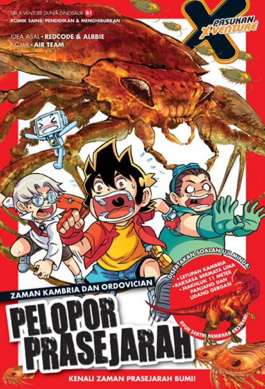 Siri X-VENTURE Dunia Dinosaur 01: Pelopor Prasejarah [Zaman Kambria & Ordovician]