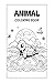 Animal coloring book: Livre...