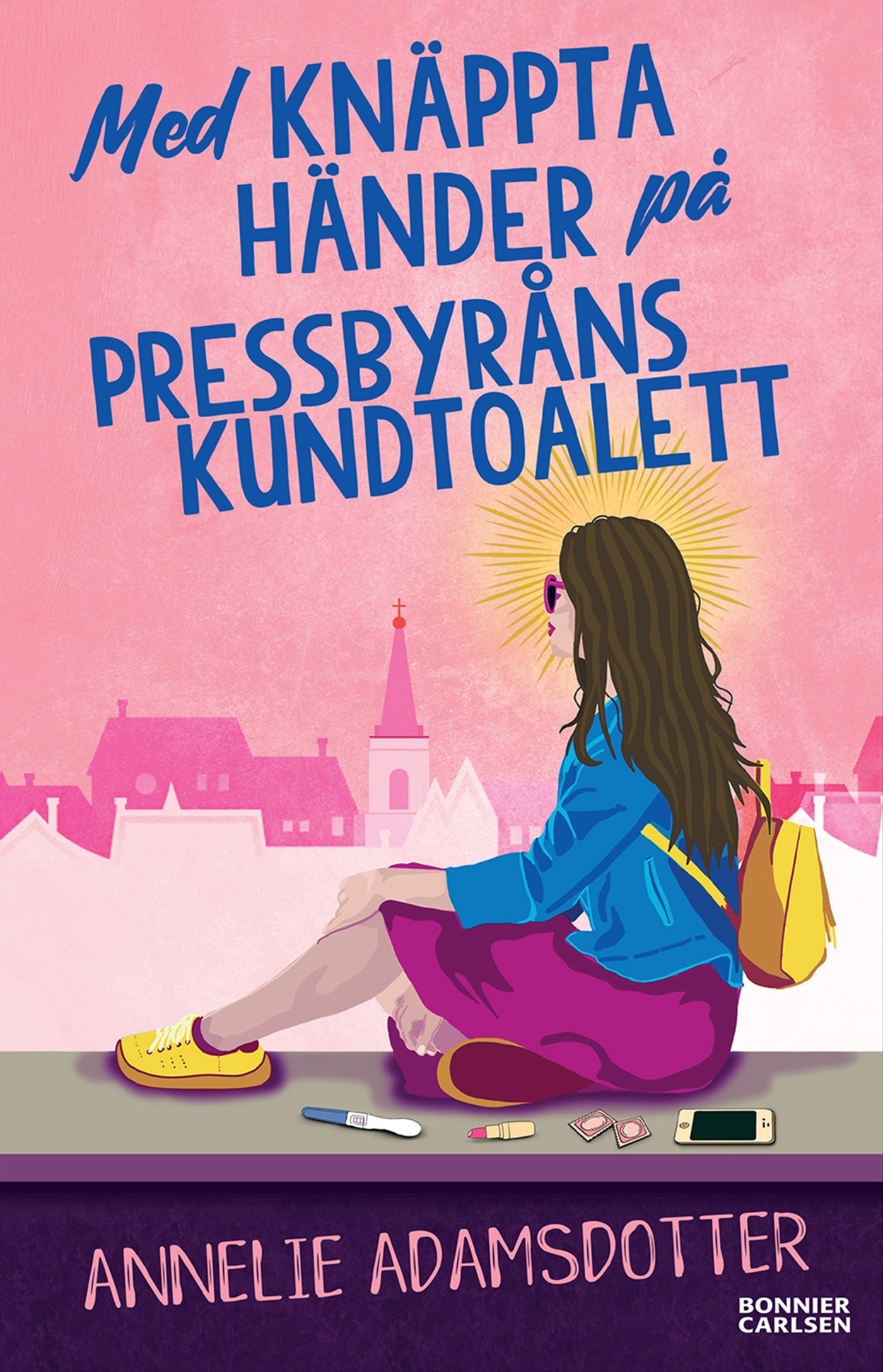 Med knäppta händer på Pressbyråns kundtoalett (Hardcover)