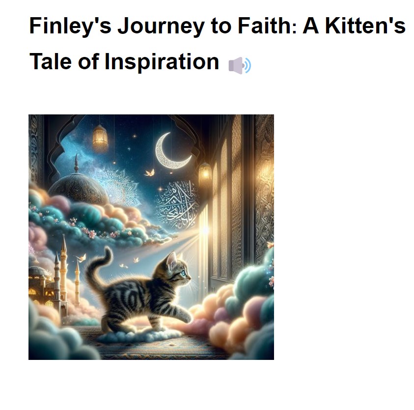 Finley's Journey to Faith: A Kitten's Tale of Inspiration (ebook)