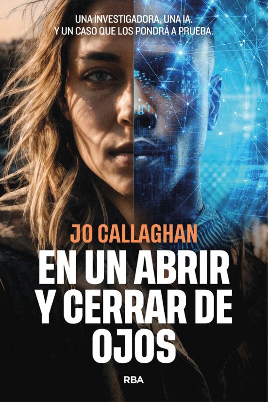 Portada de En un abrir y cerrar de ojos, de Jo Callaghan