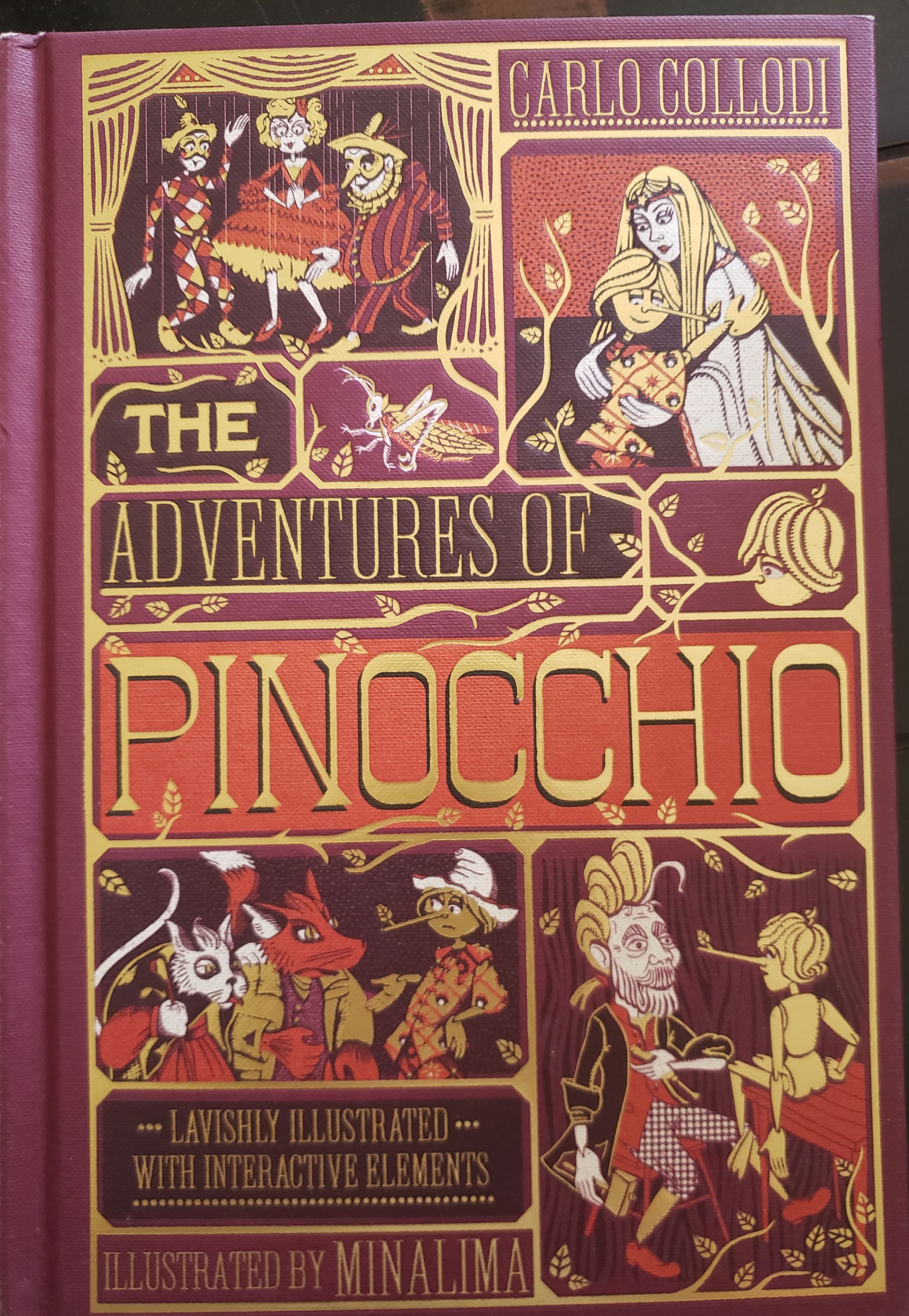 The Adventures of Pinocchio [MinaLima Edition]: Illustrated with Interactive Elements