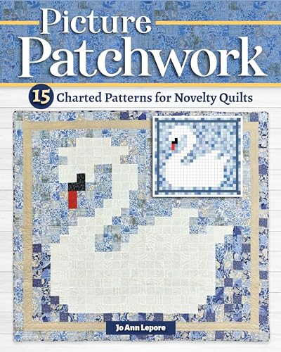 Picture Patchwork: 15 Charted Patterns for Novelty Quilts (Paperback)