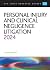 Personal Injury and Clinical Negligence Litigation by Marriott