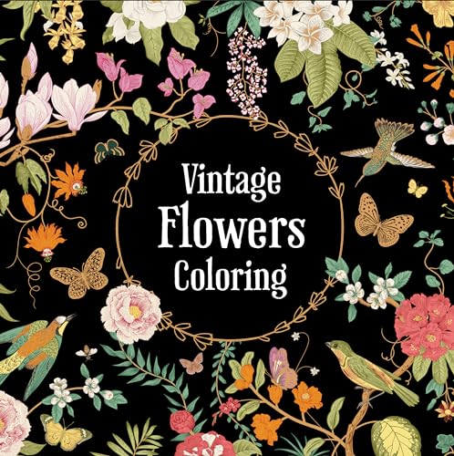 Vintage Flowers Coloring (Keepsake Coloring Books)
