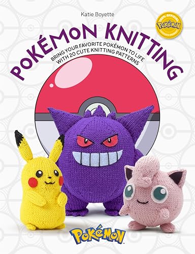 Pokémon Knitting: Bring your favorite Pokémon to life with 20 cute knitting patterns (Paperback)