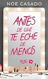 Antes de que te e...