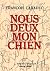 Nous deux mon chien
