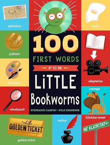 100 First Words for Little Bookworms (Board Book)