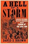 Book cover for A Hell of a Storm: The Battle for Kansas, the End of Compromise, and the Coming of the Civil War