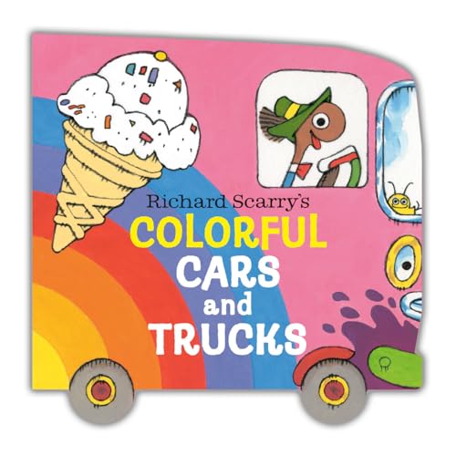 Richard Scarry's Colorful Cars and Trucks (Shaped Board Book)