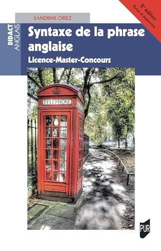 Syntaxe de la phrase anglaise: Licence-Master-Concours (Paperback)