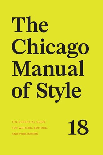 The Chicago Manual of Style (Hardcover)