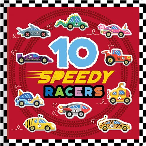 10 Speedy Racers (Board Book)