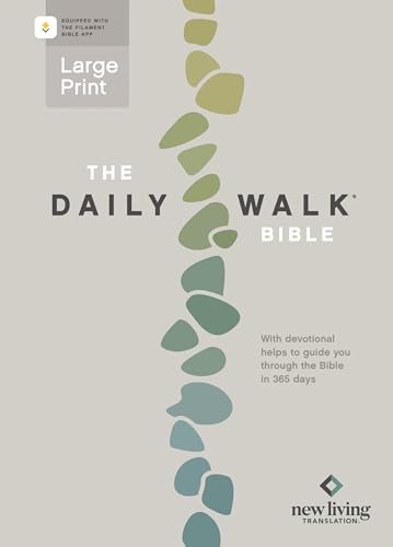 The Daily Walk Bible Large Print NLT, Filament Enabled (Softcover)