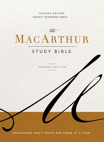 LSB, MacArthur Study Bible: Unleashing God's Truth One Verse at a Time (Holy Bible, Legacy Standard Bible)