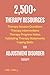 2,500+ Therapy Resources for Adjustment Disorder Therapy by Karlstein Publishing