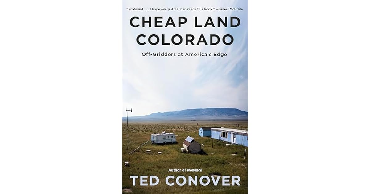 Book giveaway for Cheap Land Colorado OffGridders at America's Edge