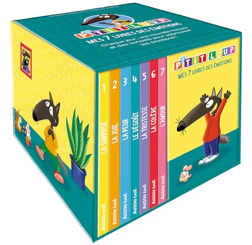 Bibliothèque P'tit Loup - "Mes 7 livres des émotions" (Paperback)