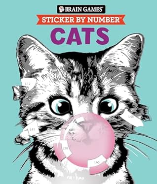 Brain Games - Sticker by Number: Cats (28 Images to Sticker) (Volume 2)