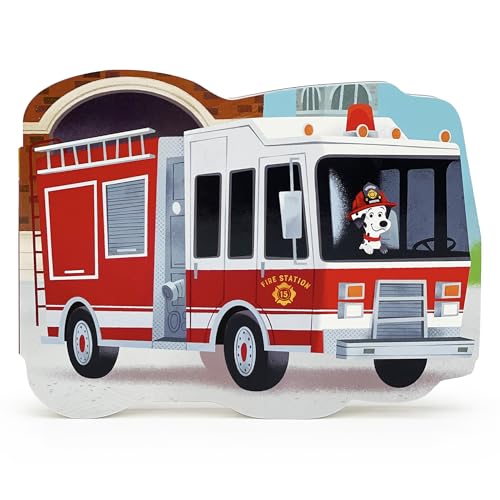 How Fire Trucks Work - Children's Shaped Board Book for Little Red Firetruck Engine Lovers (Board Book)
