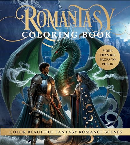 Romantasy Coloring Book: Color Beautiful Fantasy Romance Scenes - More Than 100 Pages to Color (Paperback)