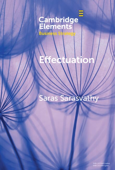 Effectuation: Rethinking Fundamental Concepts in the Social Sciences (Elements in Business Strategy)