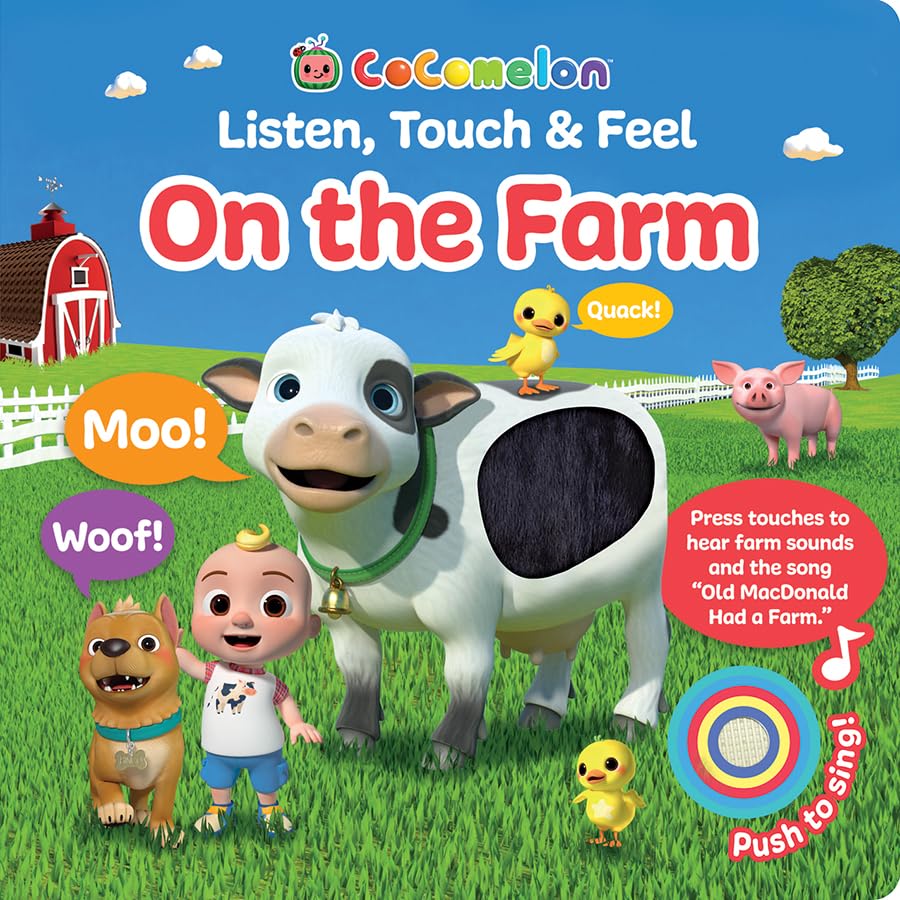 CoComelon: Listen, Touch & Feel On the Farm (Board Book)